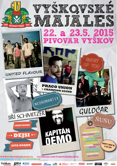 Plakát Vyškovské Majáles 2015