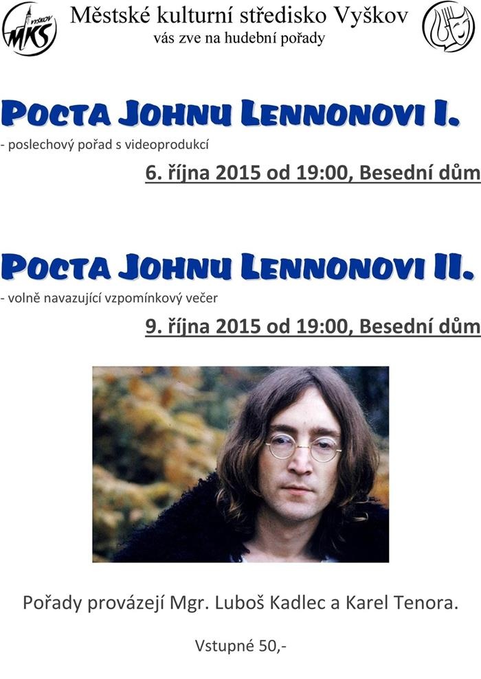 Pocta Johnu Lennonovi